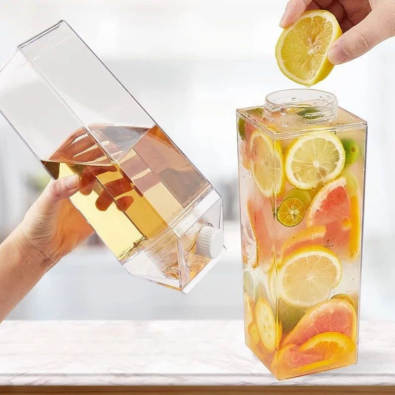 Garrafas Transparentes para Armazenar, Leite, Suco, Vitaminas e Àgua