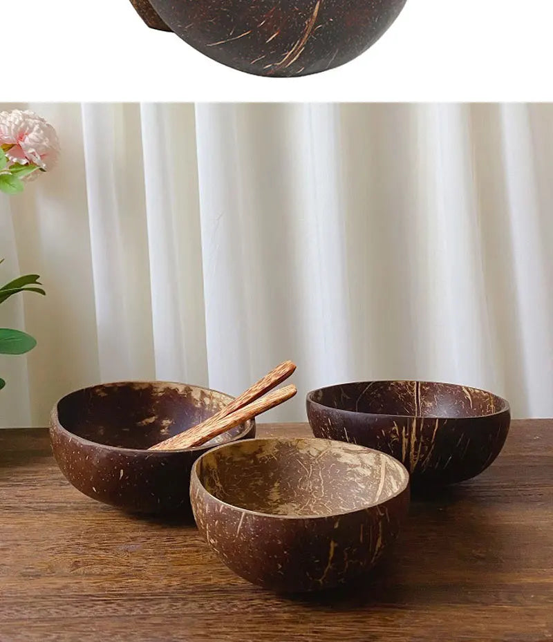 Tigela Artesanal de Casca de Coco Natural | Ecológica e Única