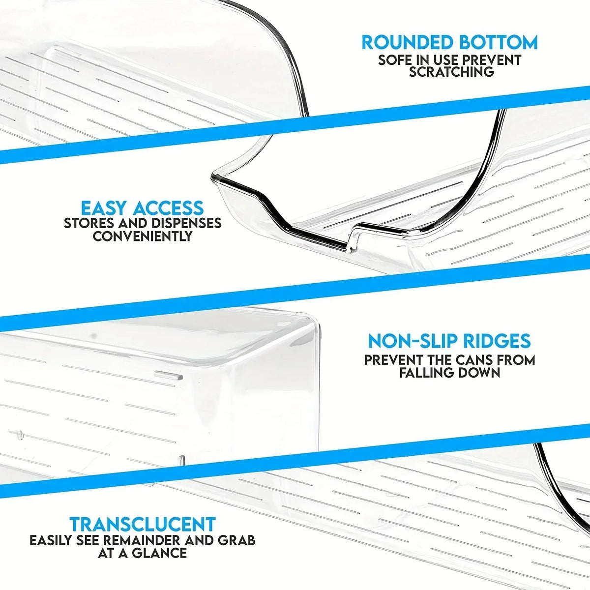 Refrigerator Organizer Bins Soda Cans Dispenser Bins Can Dispensers Auto Rolling Dispenser Fridge Organizer Pantry Organizer