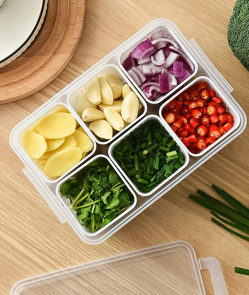 Organizador Modular para Geladeira com Cestos Drenantes