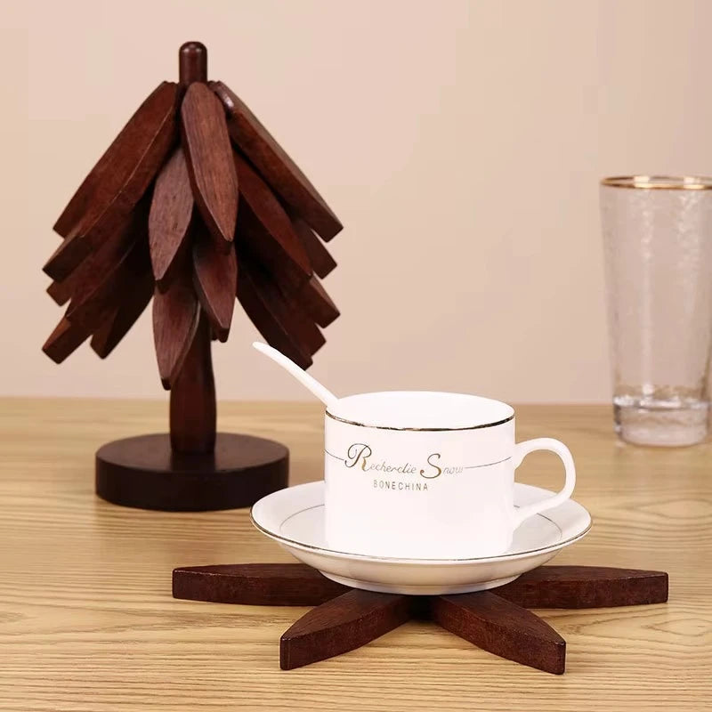 Conjunto de jogo americano de mesa Formato de Árvore