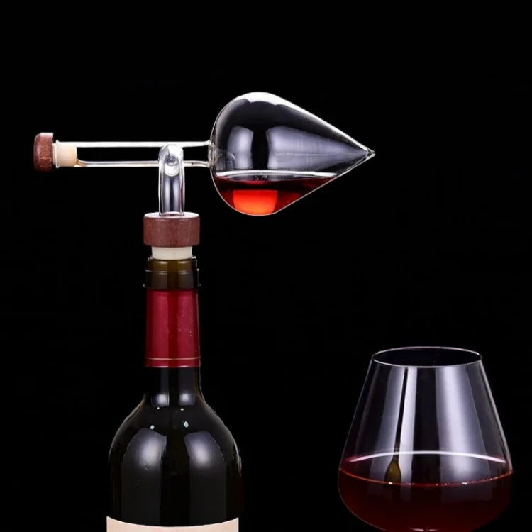 Aerador Decantador de Vinho JUSTINLAU — Vidro Borossilicato Premium