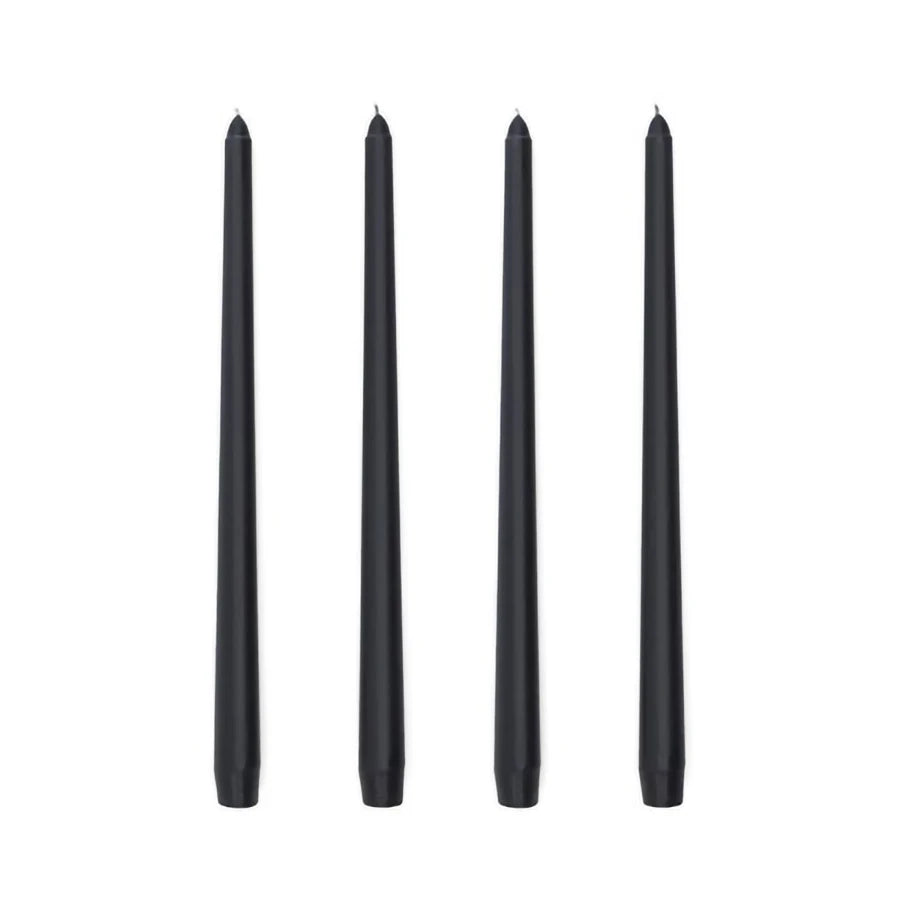 4Pcs Gradient Color Candle Conical Long Rod Candles Dripless Smokeless Candle Romantic Wedding Birthday Party Table Decoration