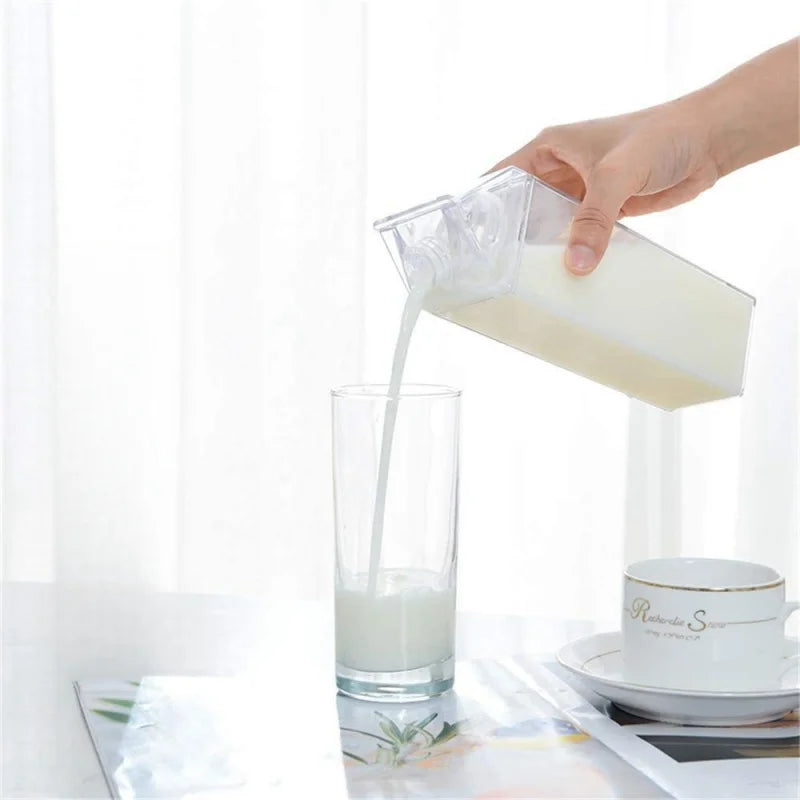 Garrafas Transparentes para Armazenar, Leite, Suco, Vitaminas e Àgua