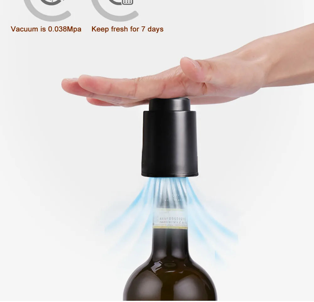 Electric Wine Opener Rechargeable Automatic Corkscrew Wine Openers for Beer Bottle Opener Foil Cutter Kitchen Bar Can Opener