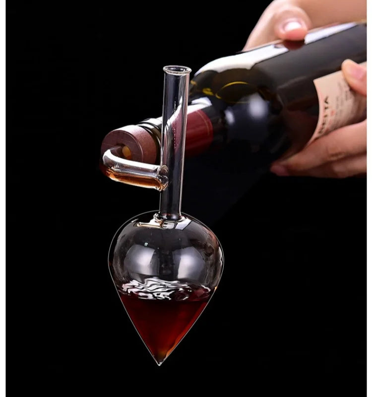 Aerador Decantador de Vinho JUSTINLAU — Vidro Borossilicato Premium