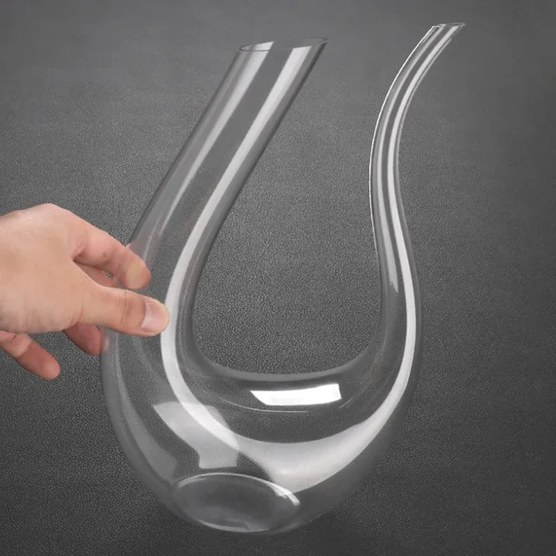 1500ML Big Decanter Handmade Crystal Red Wine Brandy Champagne Glasses Decanter Bottle Jug Pourer Aerator For Family Bar