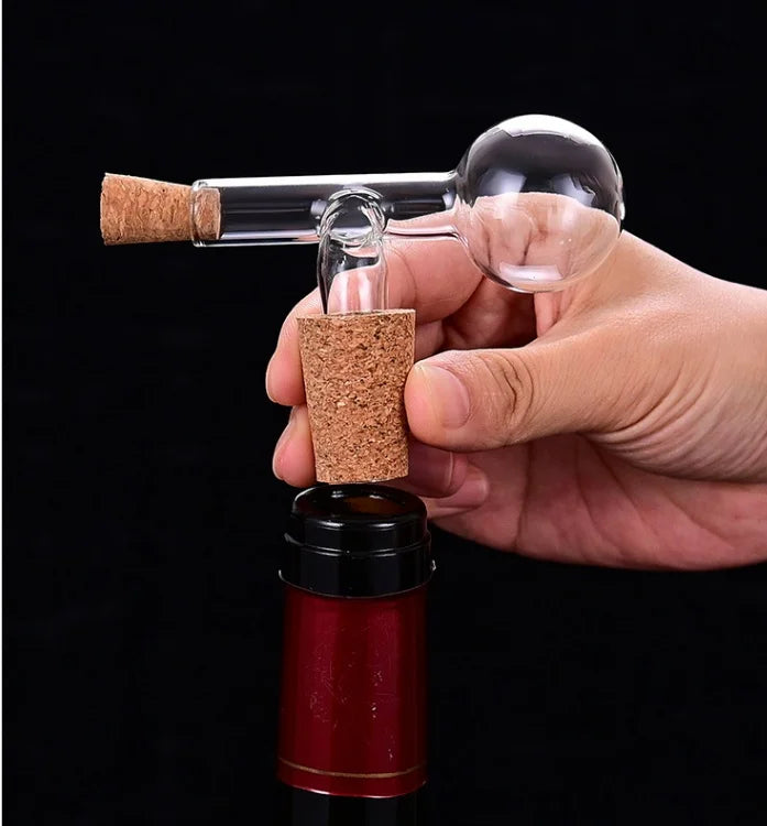 Aerador Decantador de Vinho JUSTINLAU — Vidro Borossilicato Premium