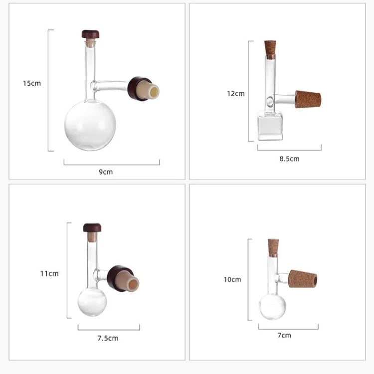 Aerador Decantador de Vinho JUSTINLAU — Vidro Borossilicato Premium