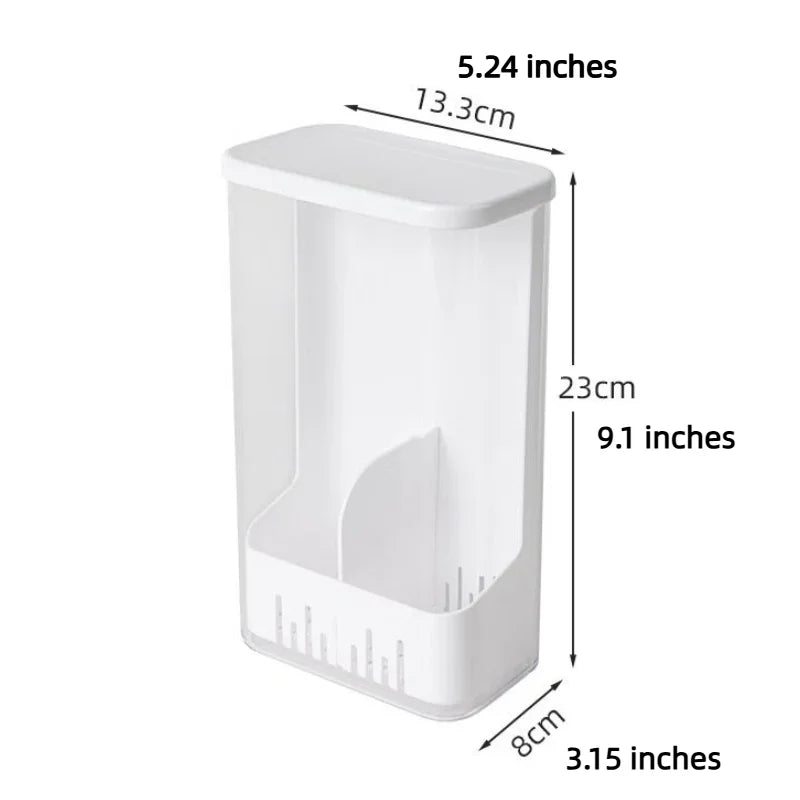 Herb Vegetable Hydroponic Preservation Container Refrigerator Storage Box Vegetable Fresh Keeper Kitchen Utensils