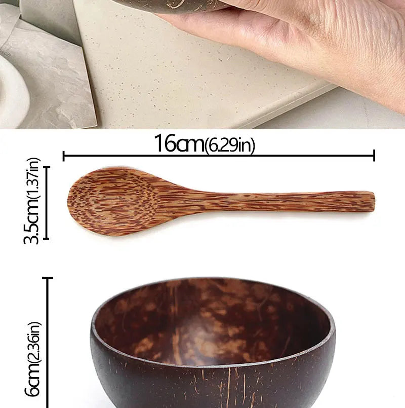 Tigela Artesanal de Casca de Coco Natural | Ecológica e Única