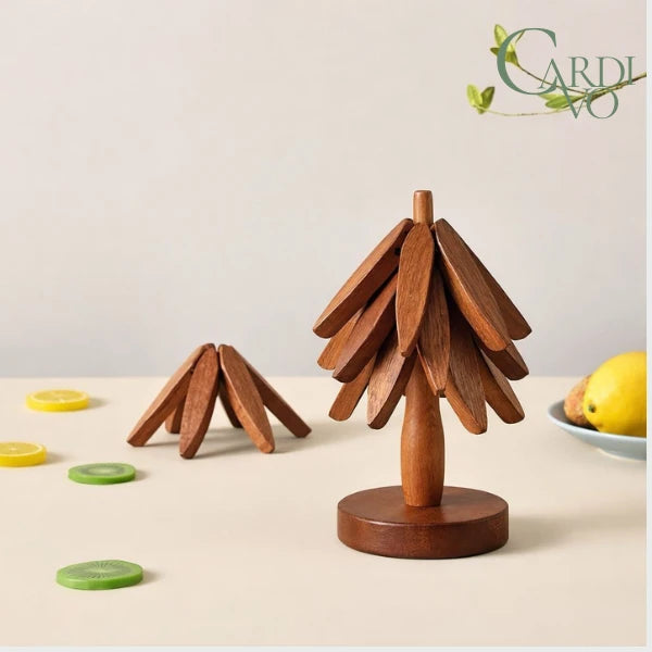 Conjunto de jogo americano de mesa Formato de Árvore