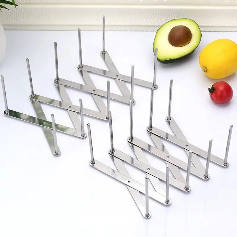 Rack Ajustável Organizador De Tampas de Panelas e Utensílios de Cozinha Compre 2 Leve 3