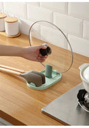 Suporte de Apoio e Porta Descanso para Tampa e Colheres - Pague 3 leve 4